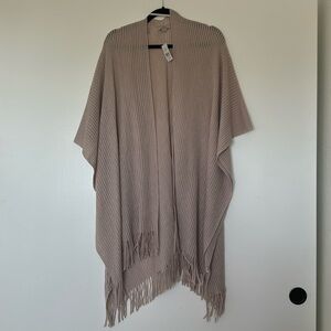 NWT LOFT Blush-Colored Shawl - One Size Fits All